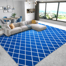 XL Extra Large Blue Diamond Rug Carpet Mat (300 x 200)