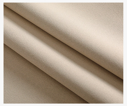 2 X Blackout 3 Layers Eyelet Curtain Drapes - Beige