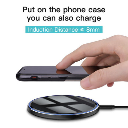 15W Wireless Fast Charger Phone Charging Pad (Qi-Certified)