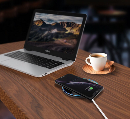 15W Wireless Fast Charger Phone Charging Pad (Qi-Certified)