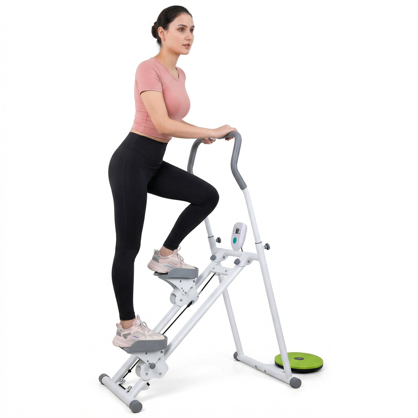 Home Cardio Trainer Climbing Stepper Machine with Twister Board