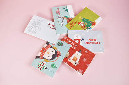 24 x Unique Assorted Designs Christmas Cards