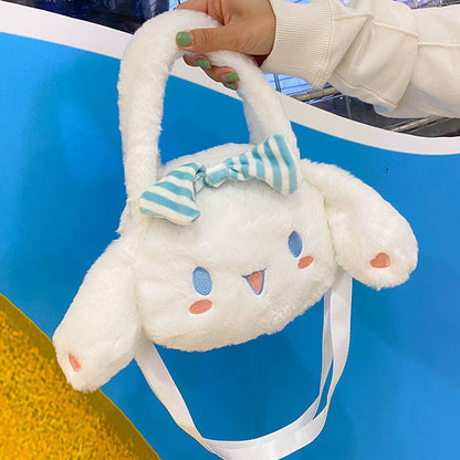 Cute Plush Cinnamoroll Handbag Kawaii Crossbody Bag