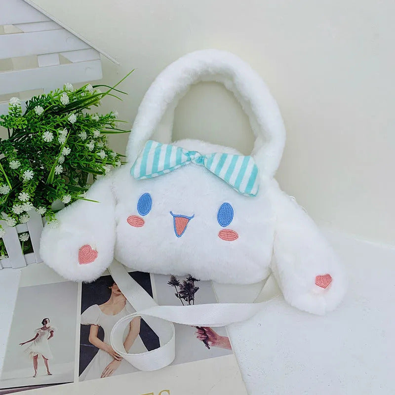 Cute Plush Cinnamoroll Handbag Kawaii Crossbody Bag