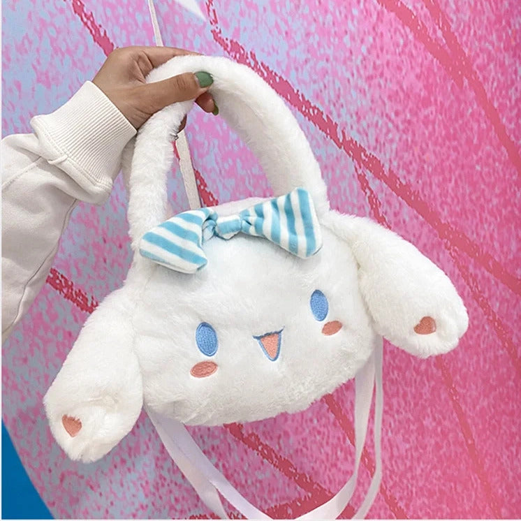 Cute Plush Cinnamoroll Handbag Kawaii Crossbody Bag