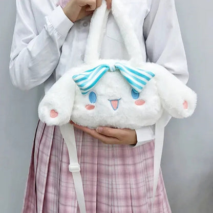 Cute Plush Cinnamoroll Handbag Kawaii Crossbody Bag