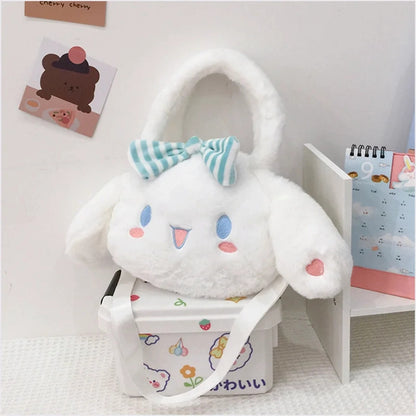 Cute Plush Cinnamoroll Handbag Kawaii Crossbody Bag