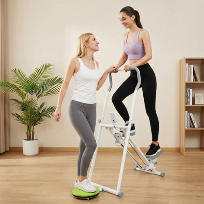 Home Cardio Trainer Climbing Stepper Machine with Twister Board