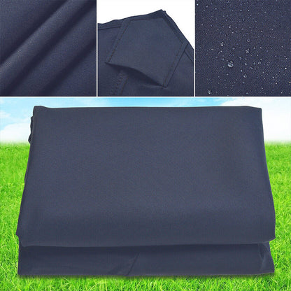 3m Patio Umbrella Replacement Cover 10ft 8 Ribs Large Outdoor Canopy (Blue)