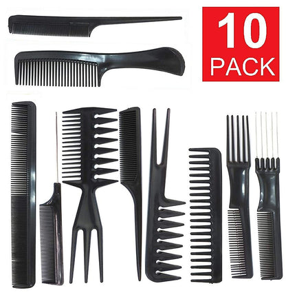 10 Piece Professional Styling Comb Set