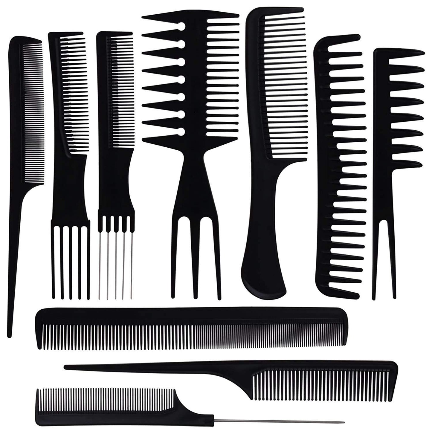 10 Piece Professional Styling Comb Set