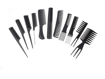 10 Piece Professional Styling Comb Set