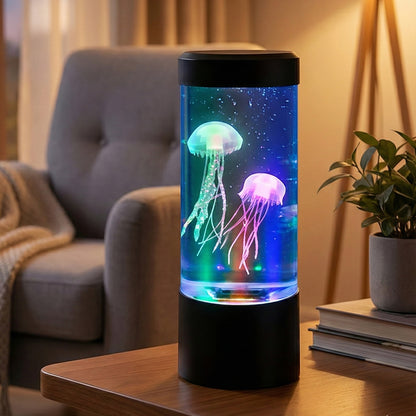 Jellyfish Tank Sea Water Lamp Jelly Fish Colour-Changing Night Light