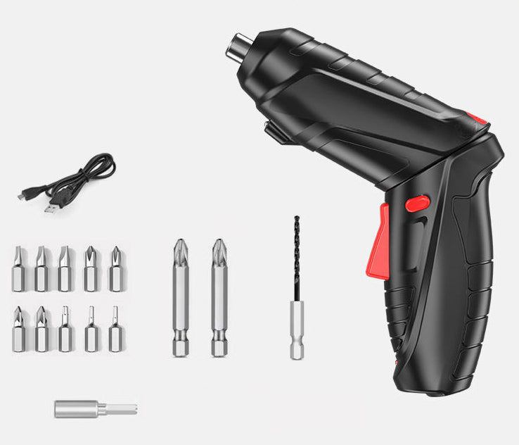 15 PC Cordless Electric Screwdriver and Accessories Set