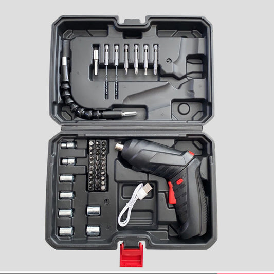 47 PC Cordless Electric Screwdriver and Accessories Set