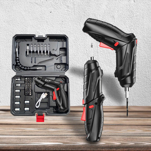 47 PC Cordless Electric Screwdriver and Accessories Set