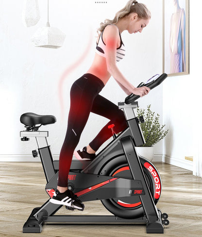 Fitplus Power Pro Large Advanced Stationary Fitness Exercise Spin Bike