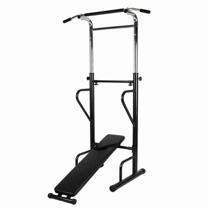 Multifunction Power Tower Home Gym Dip Bar Exercise Bench Pull Up Stand Fitness Station