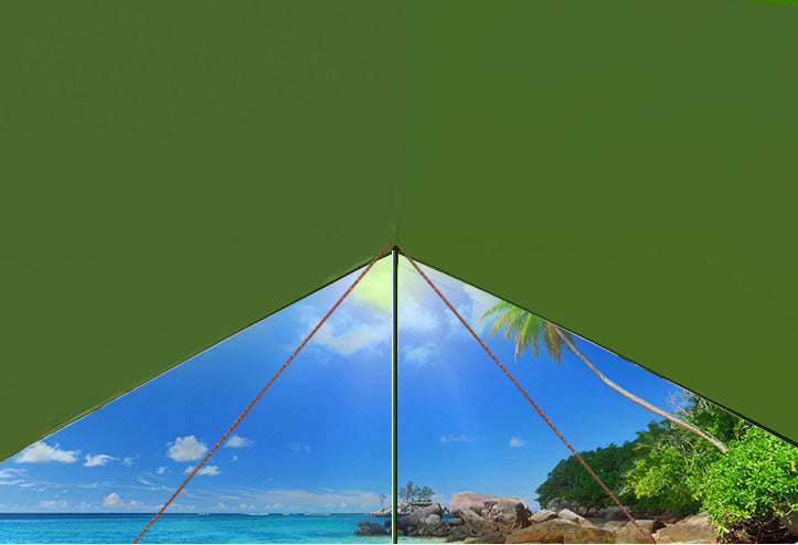 3m Portable Sun Shade Sail Kit (Dark Green)