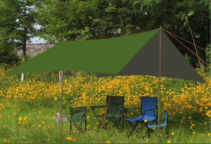 3m Portable Sun Shade Sail Kit (Dark Green)