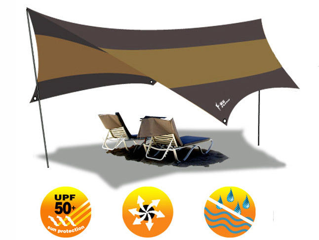 Large Sun Shade Sail Kit