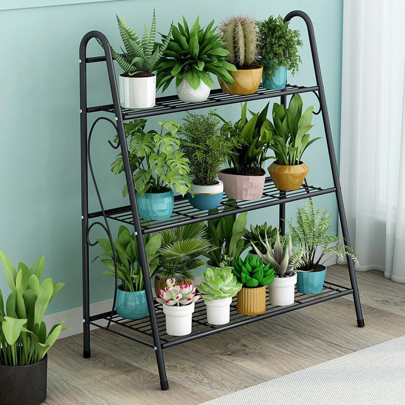 3-tier Metal Plant Stand Shelf Display Rack Flower Pot Holder Storage Organizer