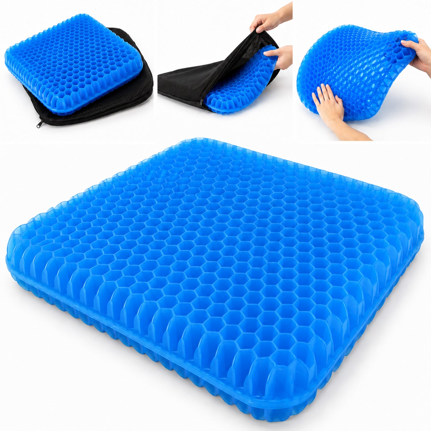 Orthopedic Gel Memory Foam Seat Support Cushion