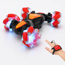 LED Hand Gesture Remote Control Twister Stunt Car (Red)
