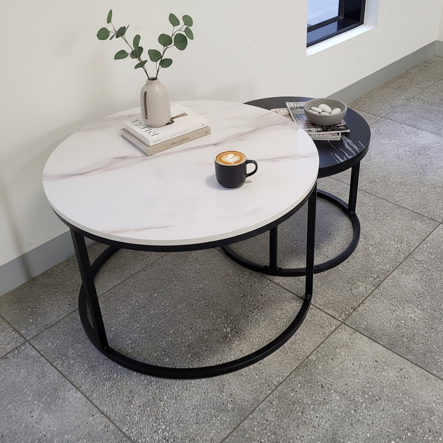 Synergy 2 In 1 Designer Nesting Coffee Tables