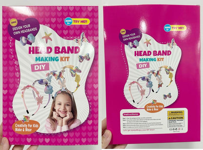 DIY Headband Making Kit 6 Unique Hair Bands Girls Fashion Accessories Arts & Crafts Set