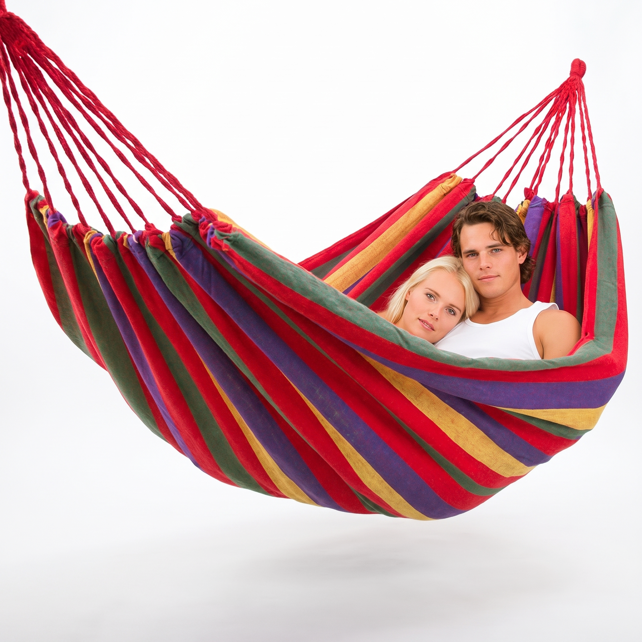 two people in hammock