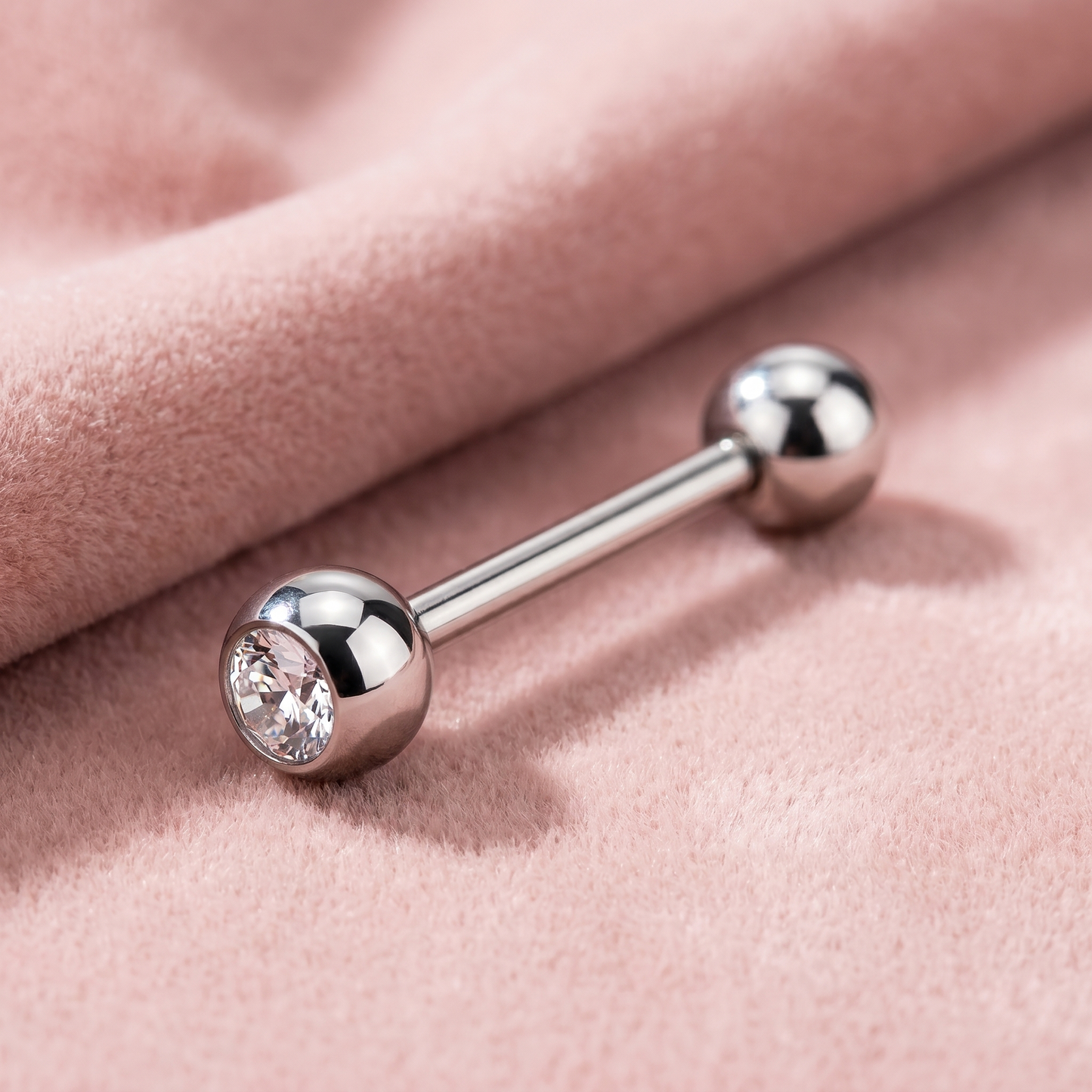 925 Sterling Silver Body Piercing Barbell Hypoallergenic Tongue Navel Jewellery