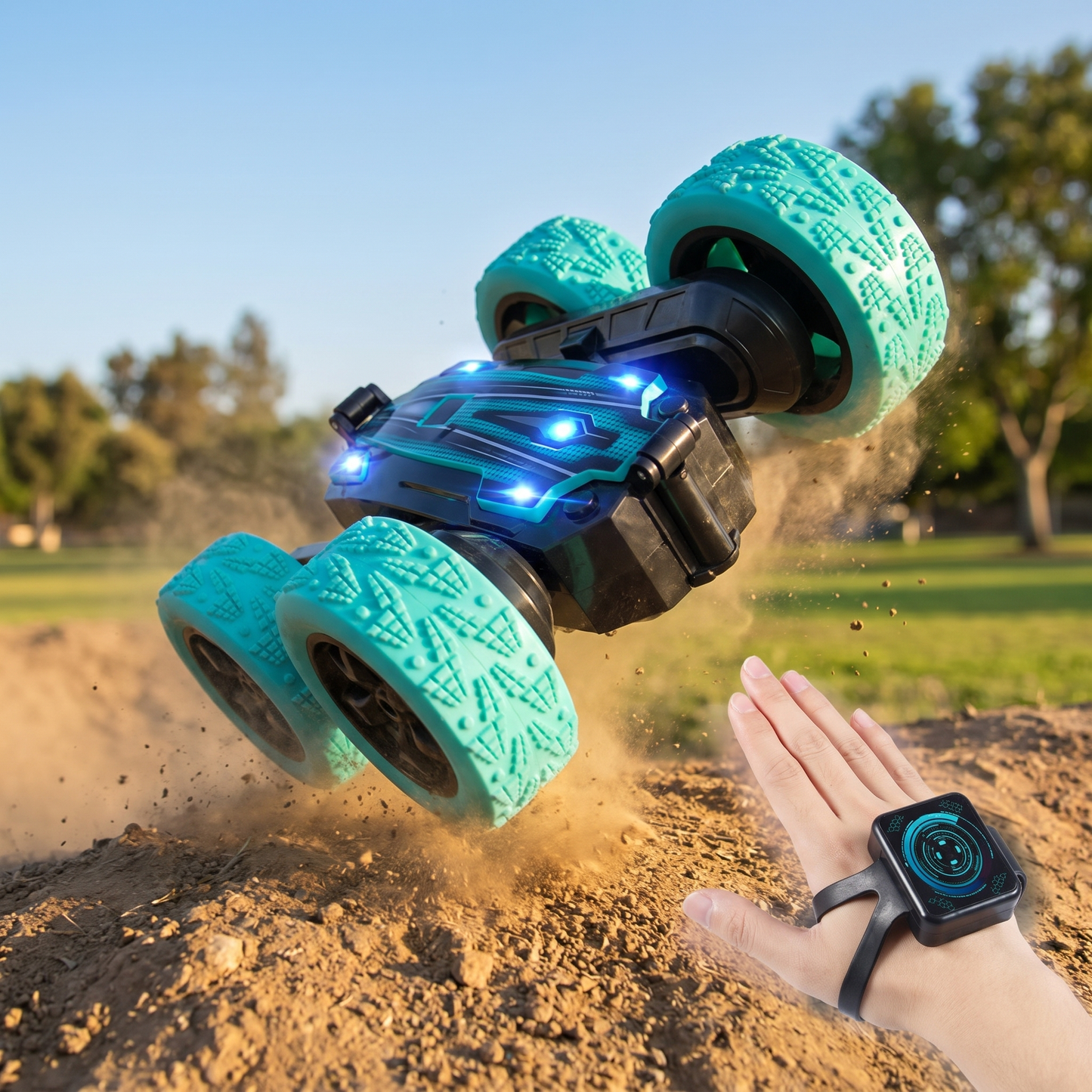 All Direction Gesture Remote Control Stunt Car (Mint)