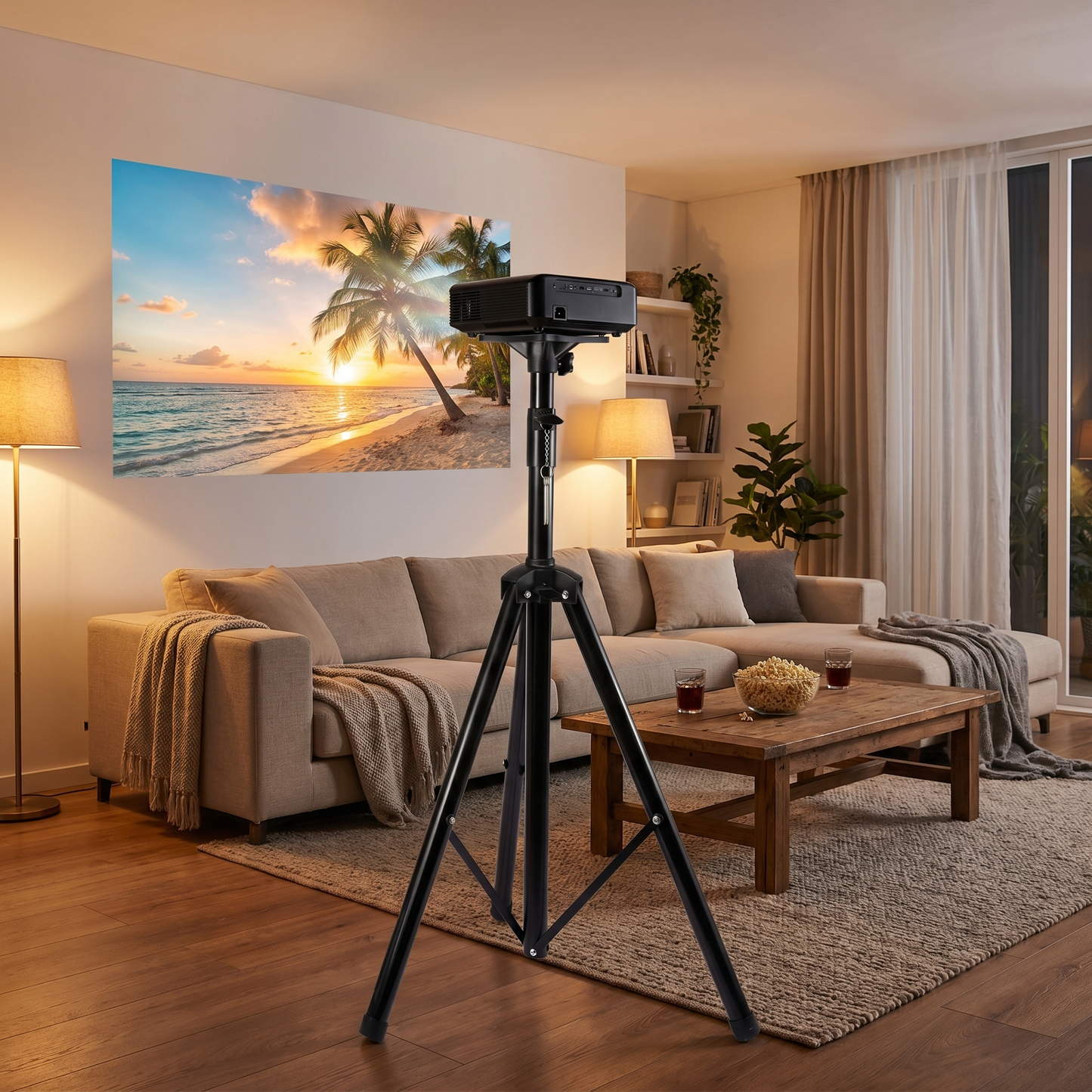 Universal Speaker Projector Tripod Stand