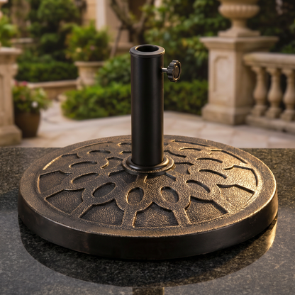 Alfresco Stylish Solid Iron Heavy Duty Outdoor Patio Umbrella Base Stand
