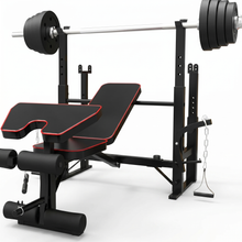 Fitplus Heavy Duty 6-in-1 Multi-Station Weight Bench Press Home Gym