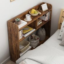 Ambassador Console Table Tall Narrow Bedside Table (Rustic Wood)