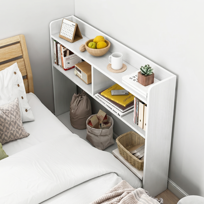 Ambassador Console Table Tall Narrow Bedside Table (White)