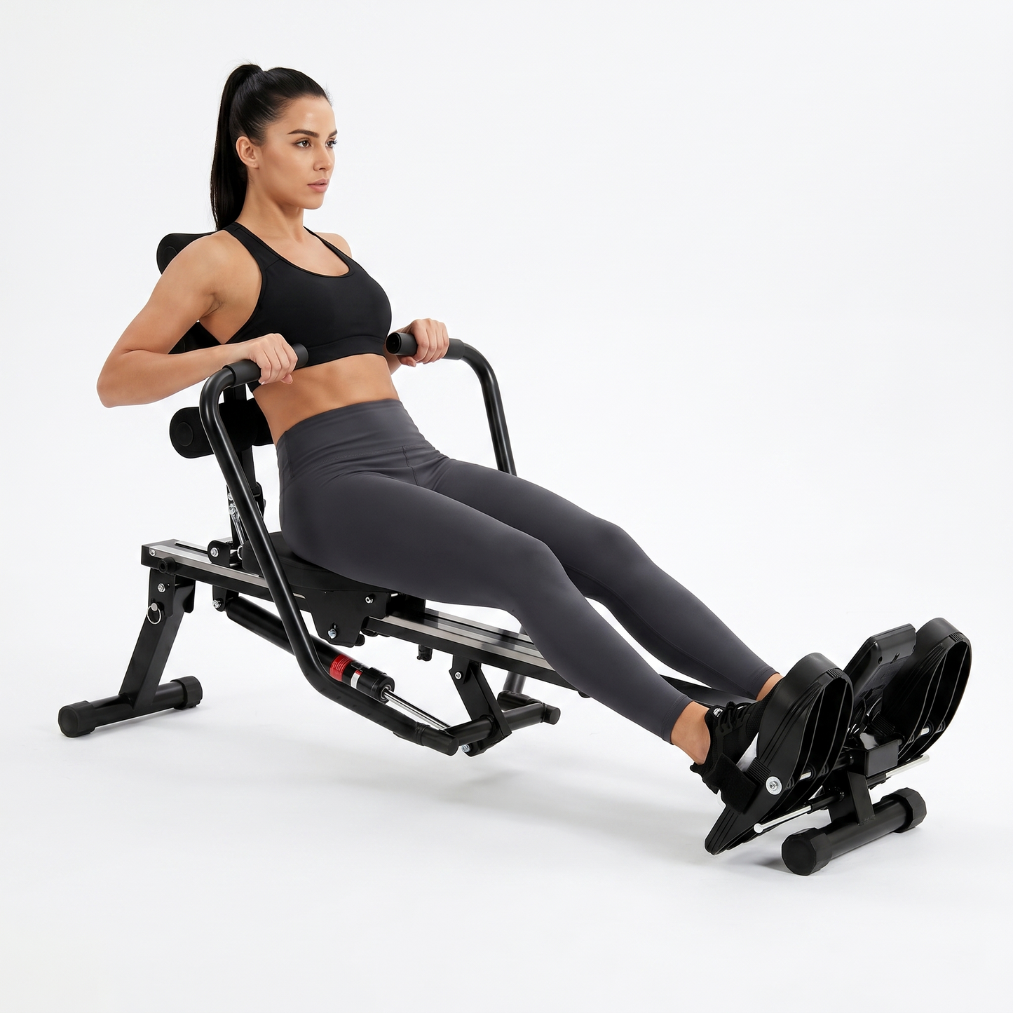 Fitplus Hydraulic Rowing Machine Home Gym Rower Fitness Trainer