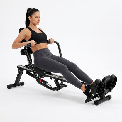 Fitplus Hydraulic Rowing Machine Home Gym Rower Fitness Trainer