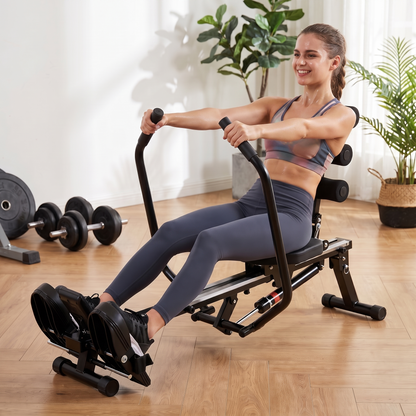 Fitplus Hydraulic Rowing Machine Home Gym Rower Fitness Trainer