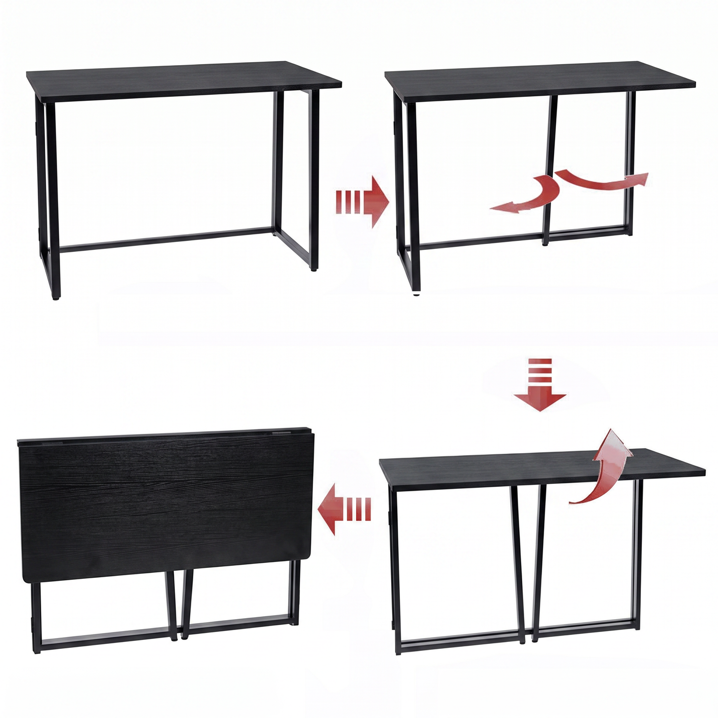 Wizard Folding Table Desk (Black)