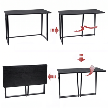 Wizard Folding Table Desk (Black)