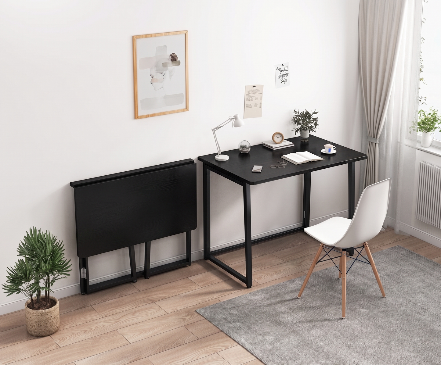 Wizard Folding Table Desk (Black)