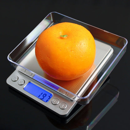 3kg / 0.1g Digital Precision Kitchen Platform Scale Stainless Steel