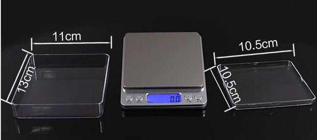 3kg / 0.1g Digital Precision Kitchen Platform Scale Stainless Steel