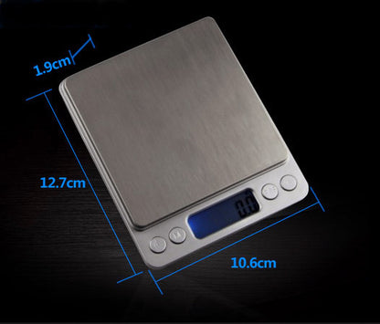 3kg / 0.1g Digital Precision Kitchen Platform Scale Stainless Steel