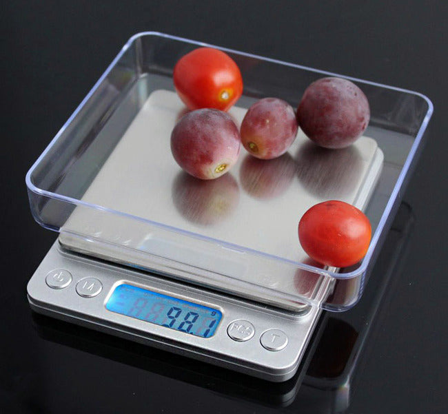 3kg / 0.1g Digital Precision Kitchen Platform Scale Stainless Steel