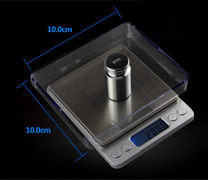 3kg / 0.1g Digital Precision Kitchen Platform Scale Stainless Steel