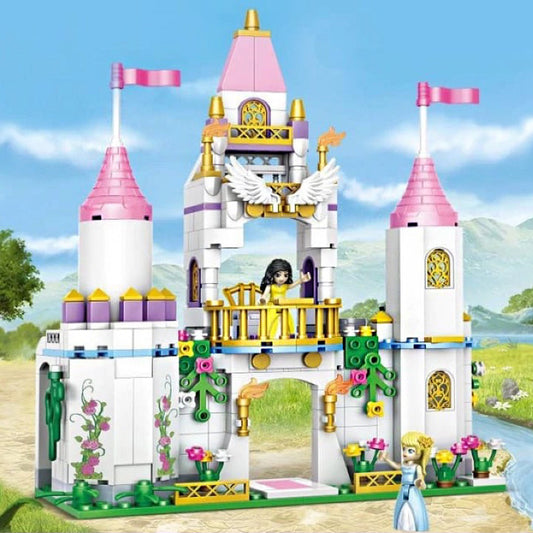 Princess Castle Building Blocks Set 356pcs Girls Toy with Dolls